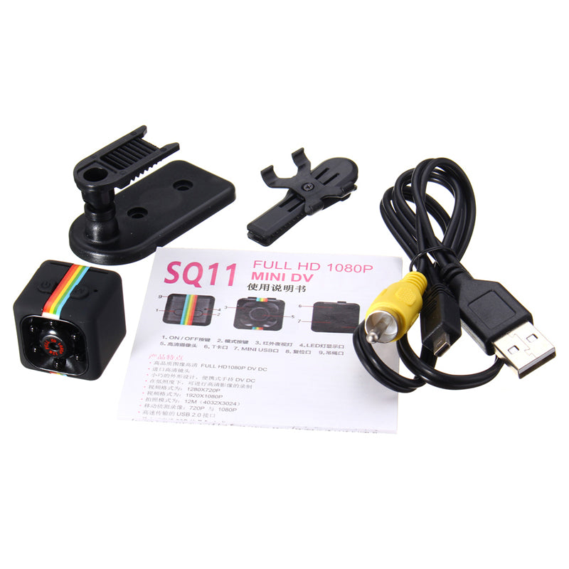 Mini SQ11 HD 1080P Car Home Hidden Cameras DVR DV Video Recorder Camcorder new - Auto GoShop