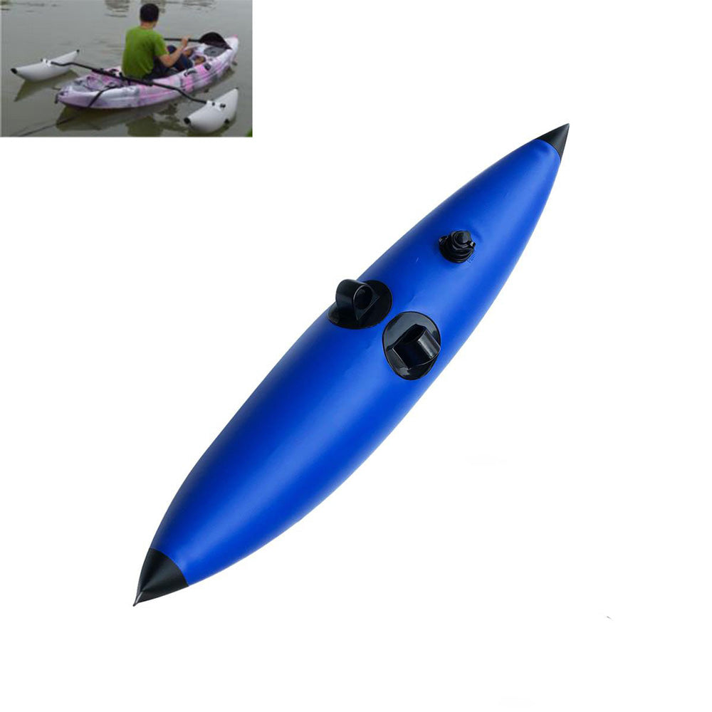 Royal Blue Inflatable Kayak Buoy Outriggers Stabilizers Canoe Water Float Standing