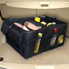 Car storage can store and organize packages (Black) - Auto GoShop