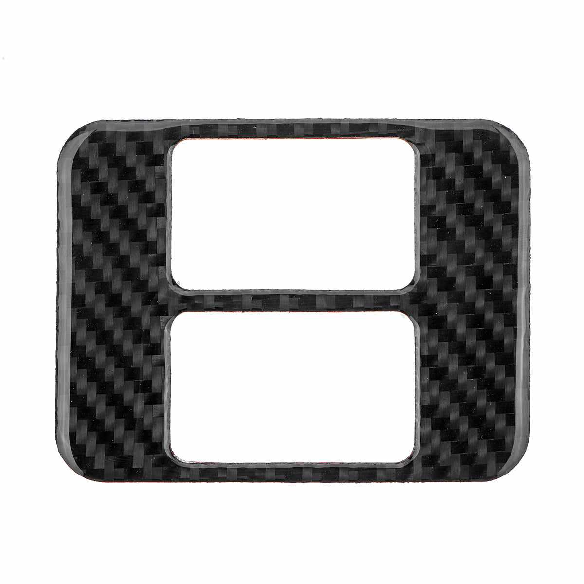 Dark Slate Gray Carbon fiber pattern central control seat electric heating button decoration is suitable for Toyota Subaru BRZ Toyota 86 2013-2019