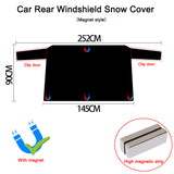 Black Car snow cover