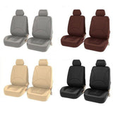 4PCS Car Seat Cover Set Universal 5-Seat Protector PU leather Seat Cushion Headrest Accessory - Auto GoShop