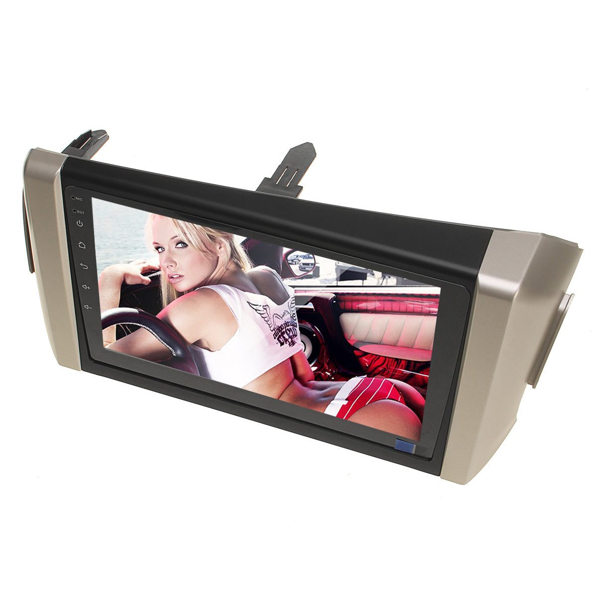 T3 9 Inch for Android 8.1 Car Radio Stereo 4 Core 1G+16GB Touch Screen GPS bluetooth Hands-free WIFI Rear view for Toyota Innvoa 15-18 Core board integrator - Auto GoShop