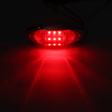 Red LED Side Marker Indicator Lights Clearance Lamp DC 24V for Truck Trailer Bus