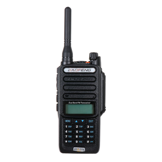 Dark Slate Gray Upgraded BAOFENG UV-9R Plus ERA Walkie Talkie Waterproof Intercom VHF UHF 2 Way Radio 128 Channel For Marine Outdoor