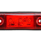 Firebrick 5PCS 12V-24V 3 LED Side Marker Indicator Light Waterproof for Trailer Truck Bus Lorry Van