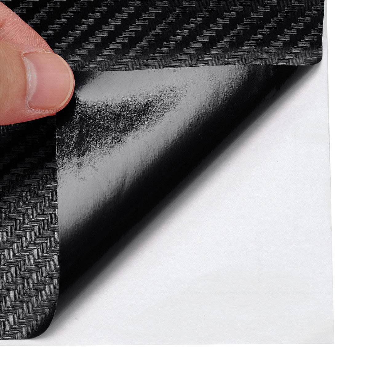 Lavender 127x30cm 3D Carbon Fiber Vinyl Waterproof Car Wrap Sheet Roll Film DIY Sticker for Car Motorcycle