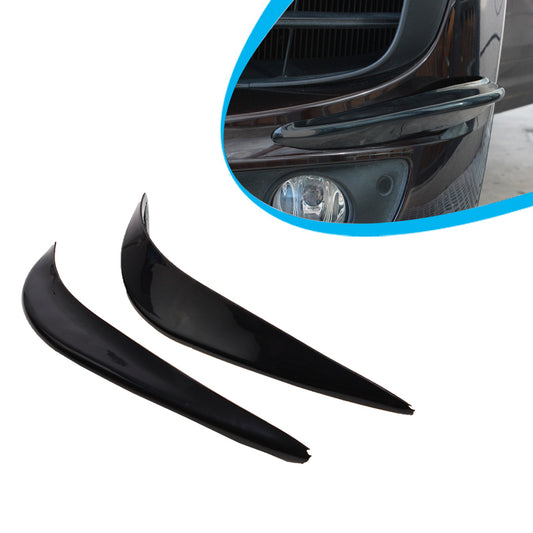 Dodger Blue SHUNWEI Pair PVC Bumper Strips Anti-Collision Strip For Front Rear Car