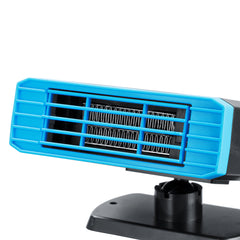 Dodger Blue 12V/24V Car Heater 360° Adjustment Heater/Cooling Fan Air Purifier Defrost Tool