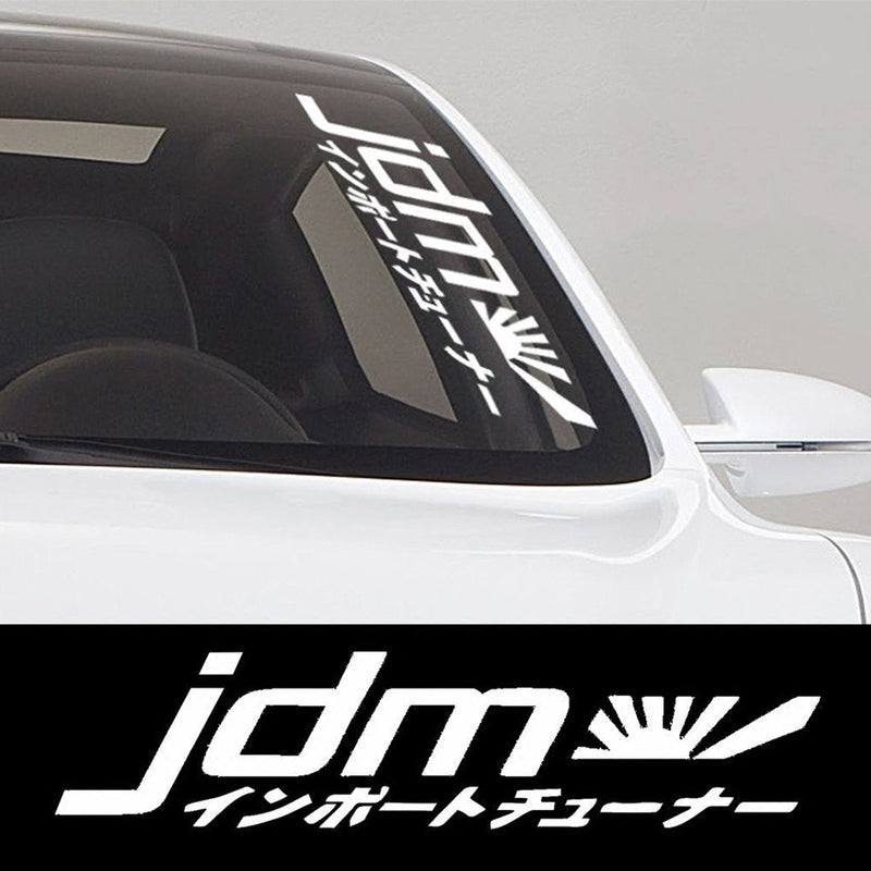 Dark Slate Gray Creative Japanese car bumper sticker