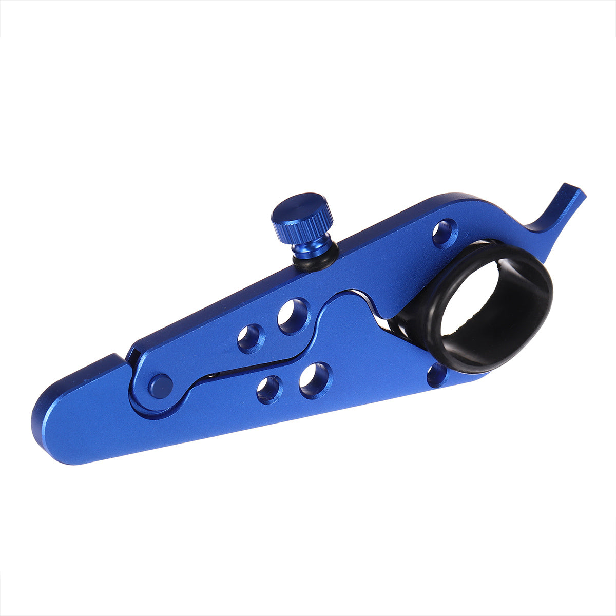 Royal Blue Universal Motorcycle Cruise Control Throttle Lock Assist System With Rubber Ring