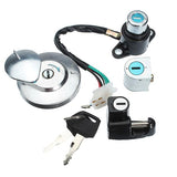 Gray Ignition Switch Cap Lock Set With 2 Keys For 95-99 Honda CMX250 Rebel CA125