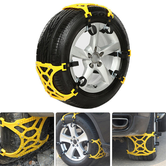 3PCS TPU Car Tire Snow Chain Wheel Tyre Anti-skid Belt Safety Chain - Auto GoShop