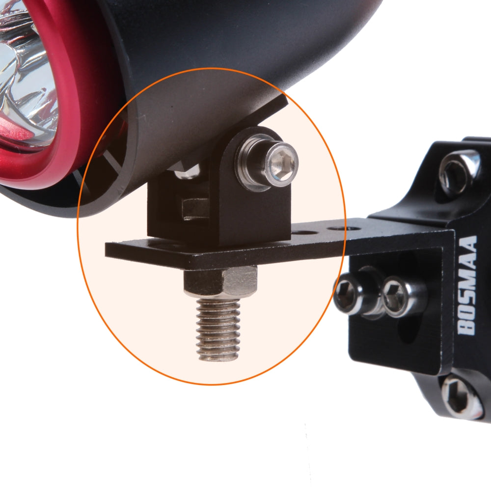 Dark Slate Gray BOSMAA G90 Universal LED Headlight Expansion Mounting Bracket Spotlight Holder Lamp Clamp For Car Motorcycle UTV ATV Ect