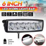 Gray 6/20 Inch LED Light Bar Combo Driving Lamp for Off Road SUV Truck