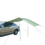 Gray Car Tent Awning Rooftop Truck Camping Travel Shelter Outdoor Sunshade Canopy