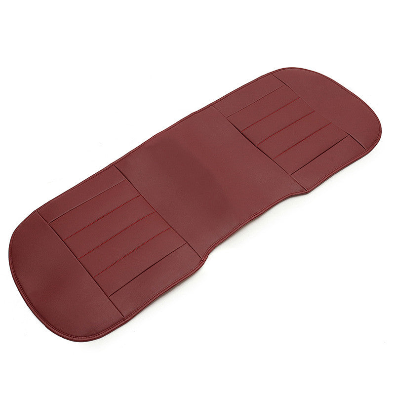 Sienna 3pcs PU Leather Car Front Rear Seat Covers Universal Seat Protector Seat Cushion Pad Mat