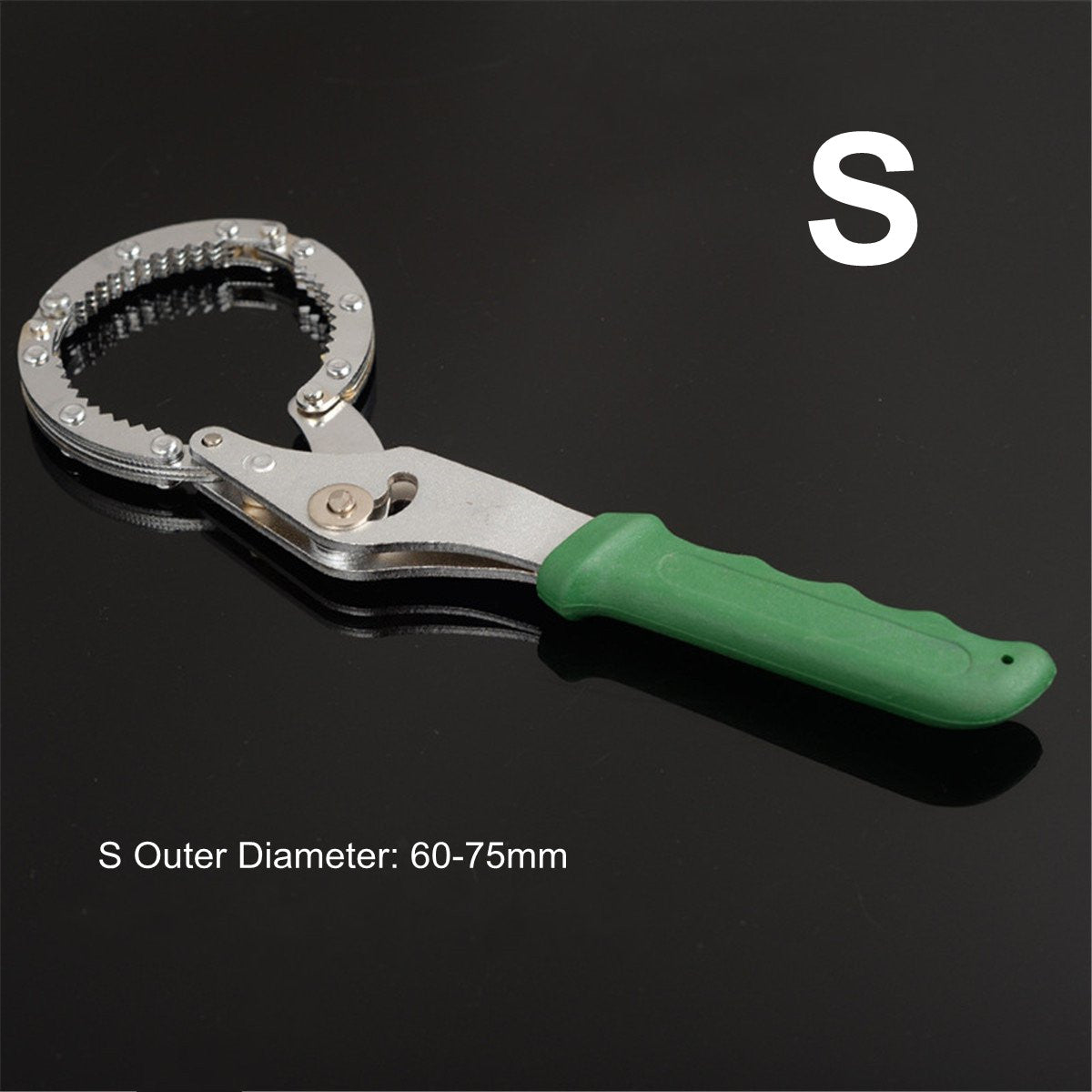 Sea Green Car Truck Motorcycle Oil Filter Wrench Removal Spanner Tool Adjustable Diameter