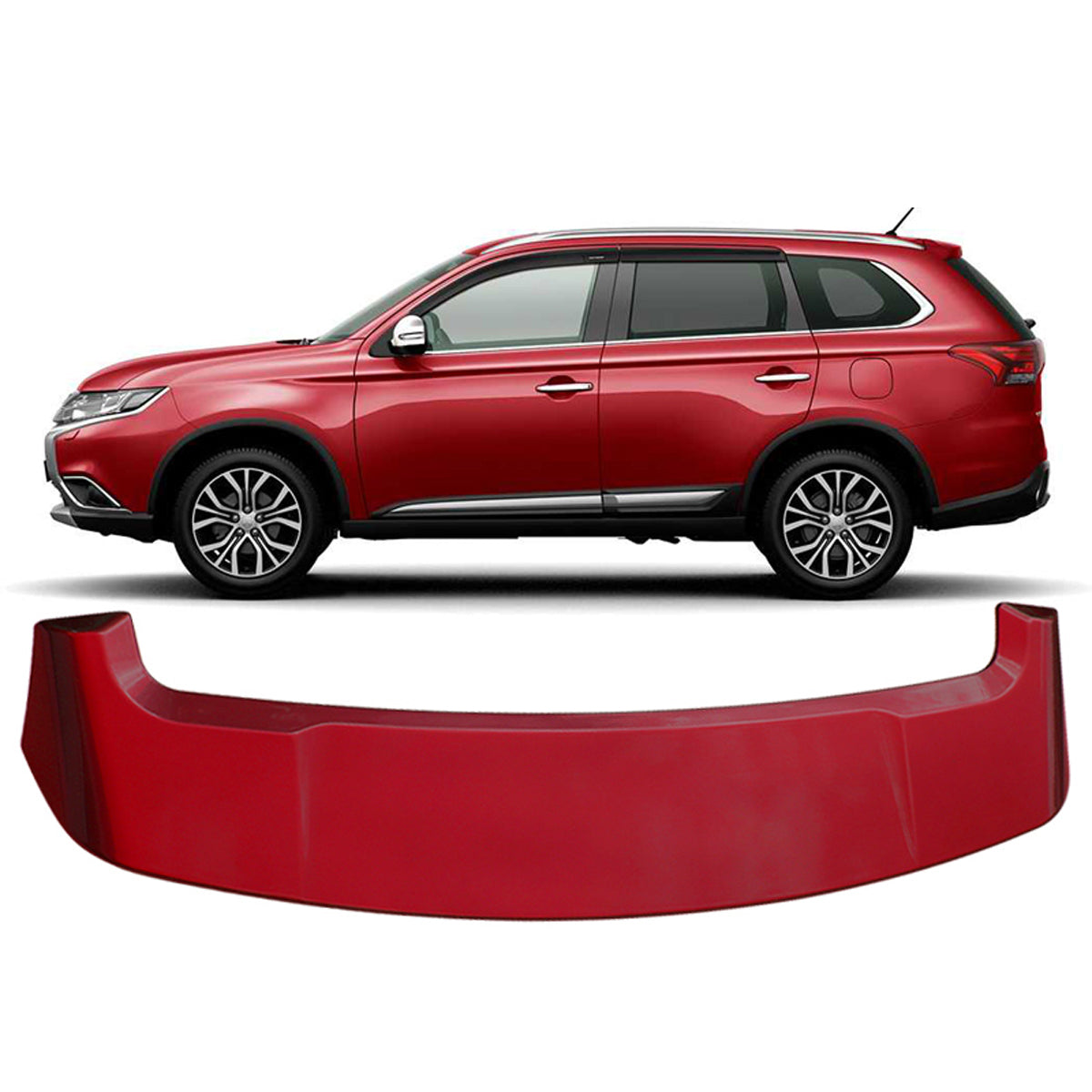 Paint Style Rear Trunk Car Spoiler Wing For Mitsubishi Outlander 2013~2018 - Auto GoShop