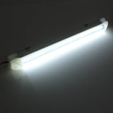 Alice Blue Universal Interior 34cm LED Light Strip Lamp White 4Pcs with ON/OFF Switch for Car Auto Caravan Bus
