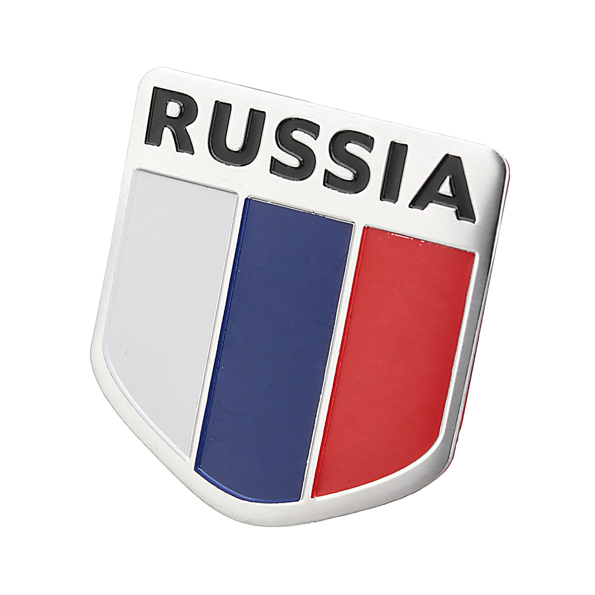 Maroon 3D Aluminum Alloy Russia Flag Car Auto Stickers Decal Emblem 5 X 5CM