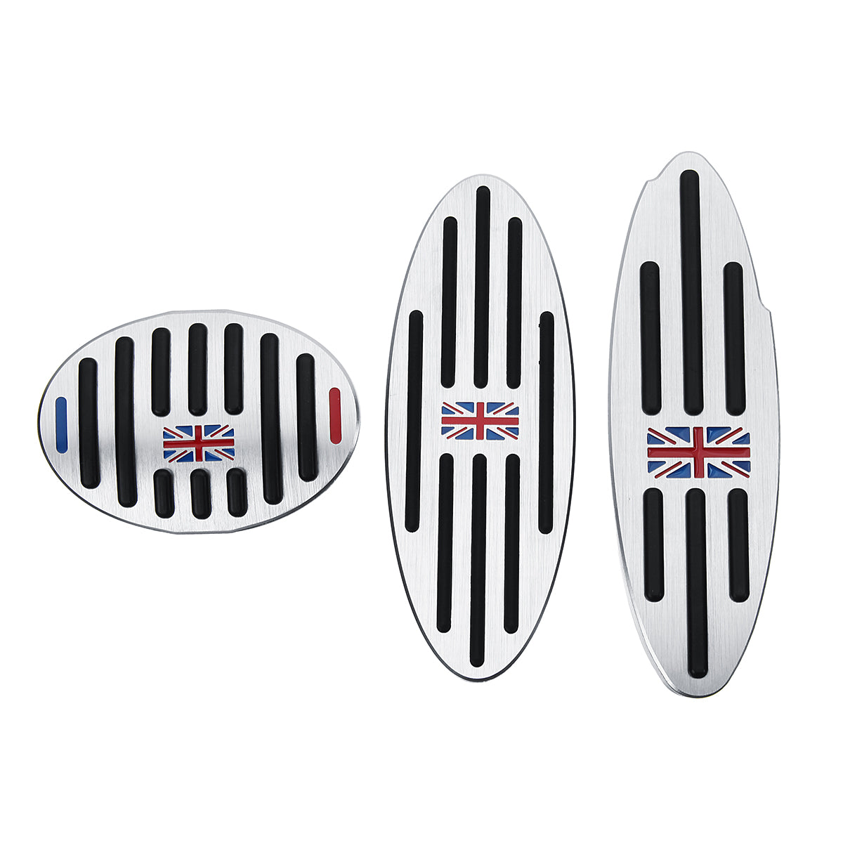 White Smoke Footrest Gas Brake Clutch Car Pedal Pad Covers For BMW Mini Cooper JCW S