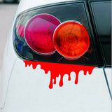 Red Funny Red Blood Drop Stickers Vinyl Decal for Car Motor Tail Light Window Bumper Decoration