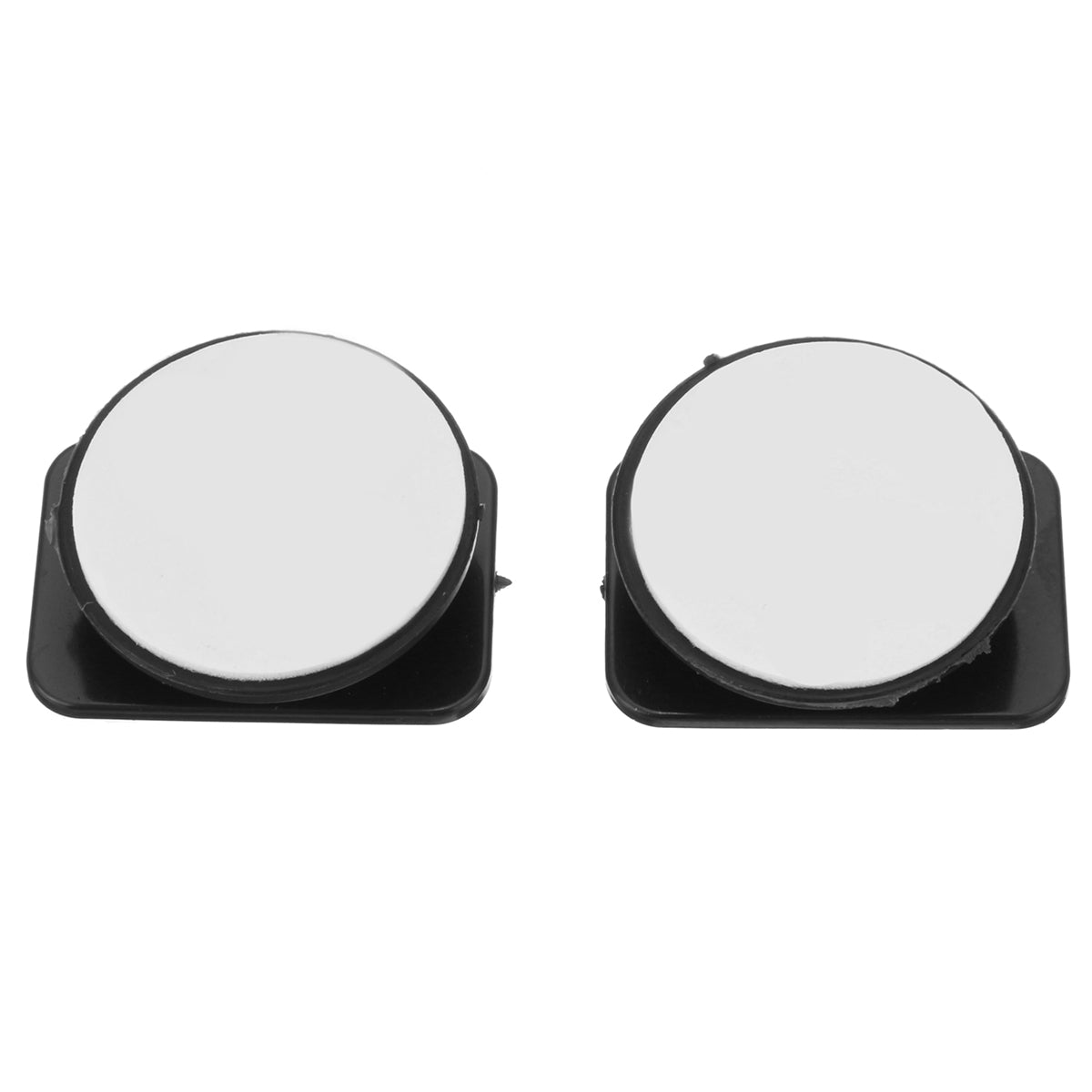 2pcs Slim Car Rear View Blind Spot Mirror 360° Rotating Convex Wide Angle Glass Mirror - Auto GoShop