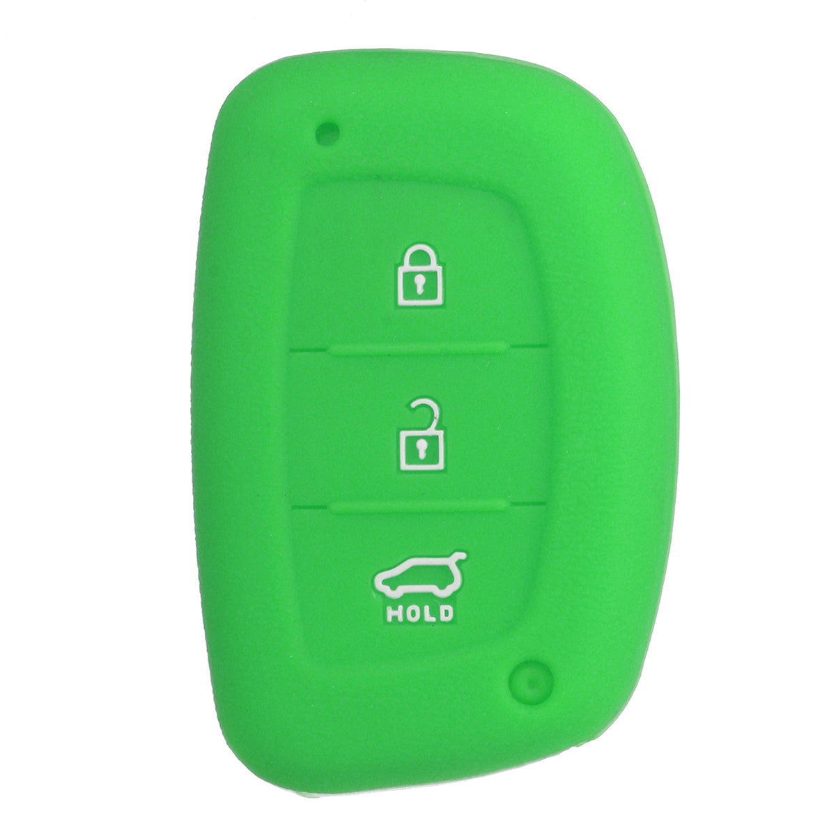 Lime Green Car Remote Key Silicone Fob Protector Cover Case Three Button For Hyundai I40 Mistra Solaris