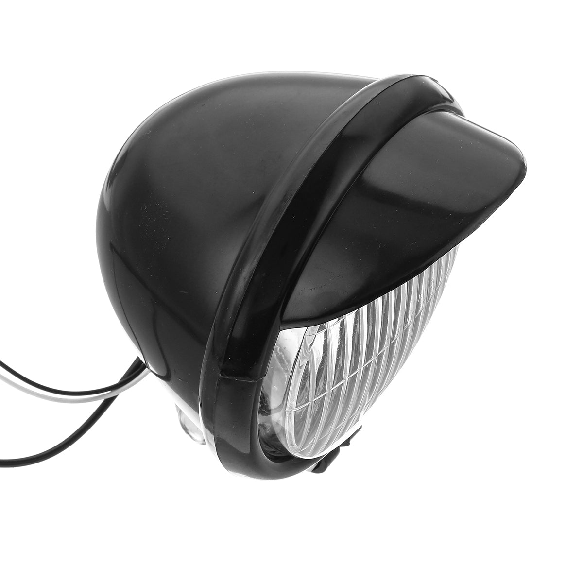 Dark Slate Gray 12V Retro LED Motorcycle Bullet White Headlights Hi/Low Beam Super Bright Light
