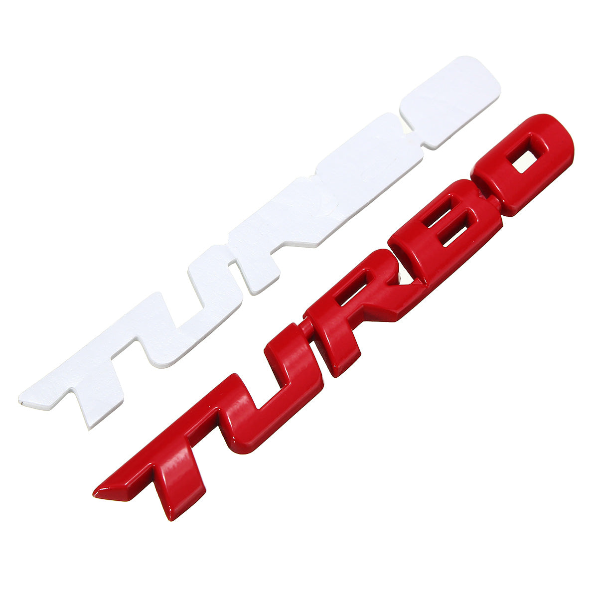 Firebrick Turbo 3D Metal Car Decals Lettering Badge Sticker for Auto Body Rear Tailgate