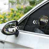 Dark Slate Gray Cafele Car Rearview Mirror Protective Film Rainproof Anti Fog Anti-glare Window Clear Protector 2Pcs