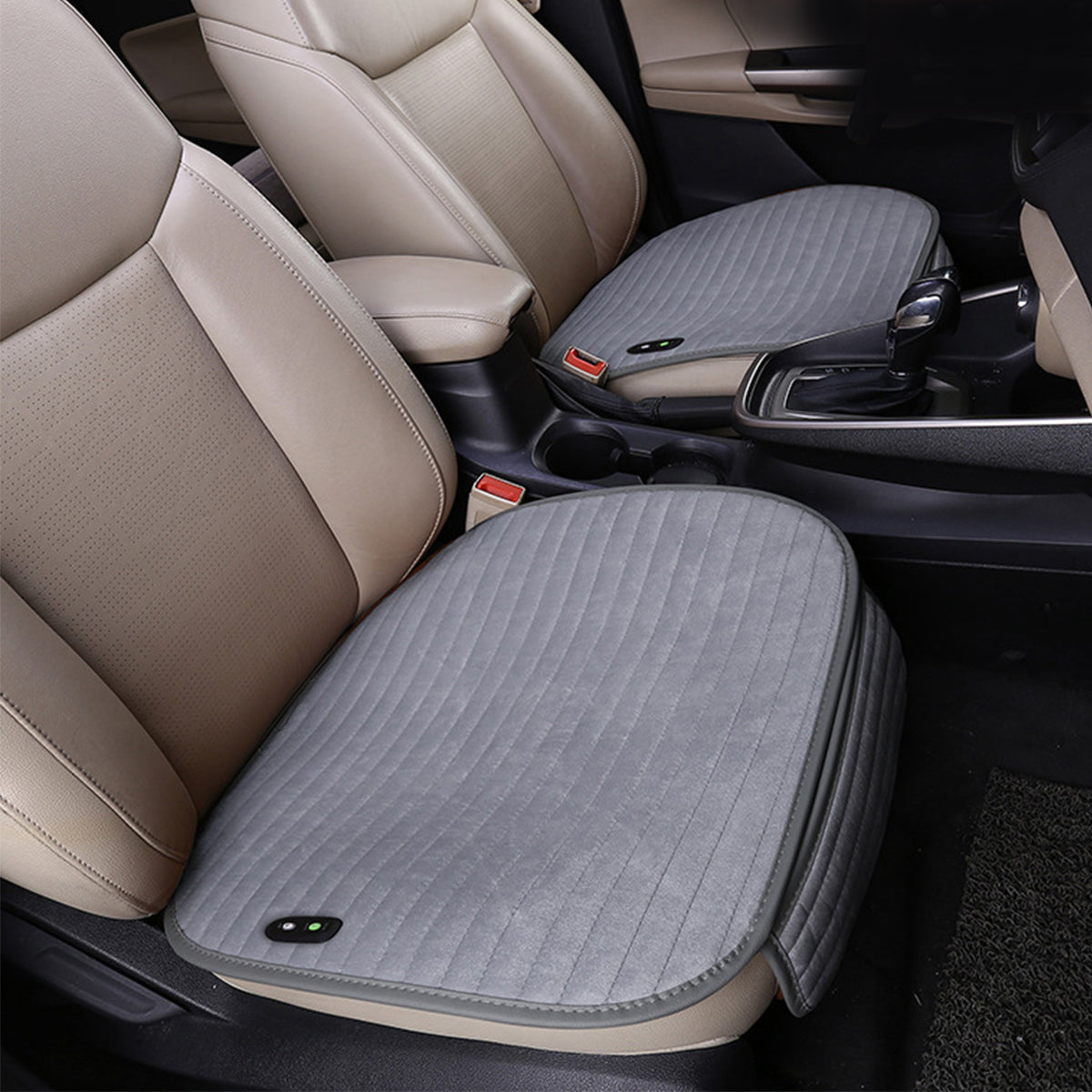 Car Seat Cushion Cover Warmer Heater For All w/ 12V Or 24V Ci garette Lighter Plug Sedan Car/ SUV/Truck/Pickup - Auto GoShop