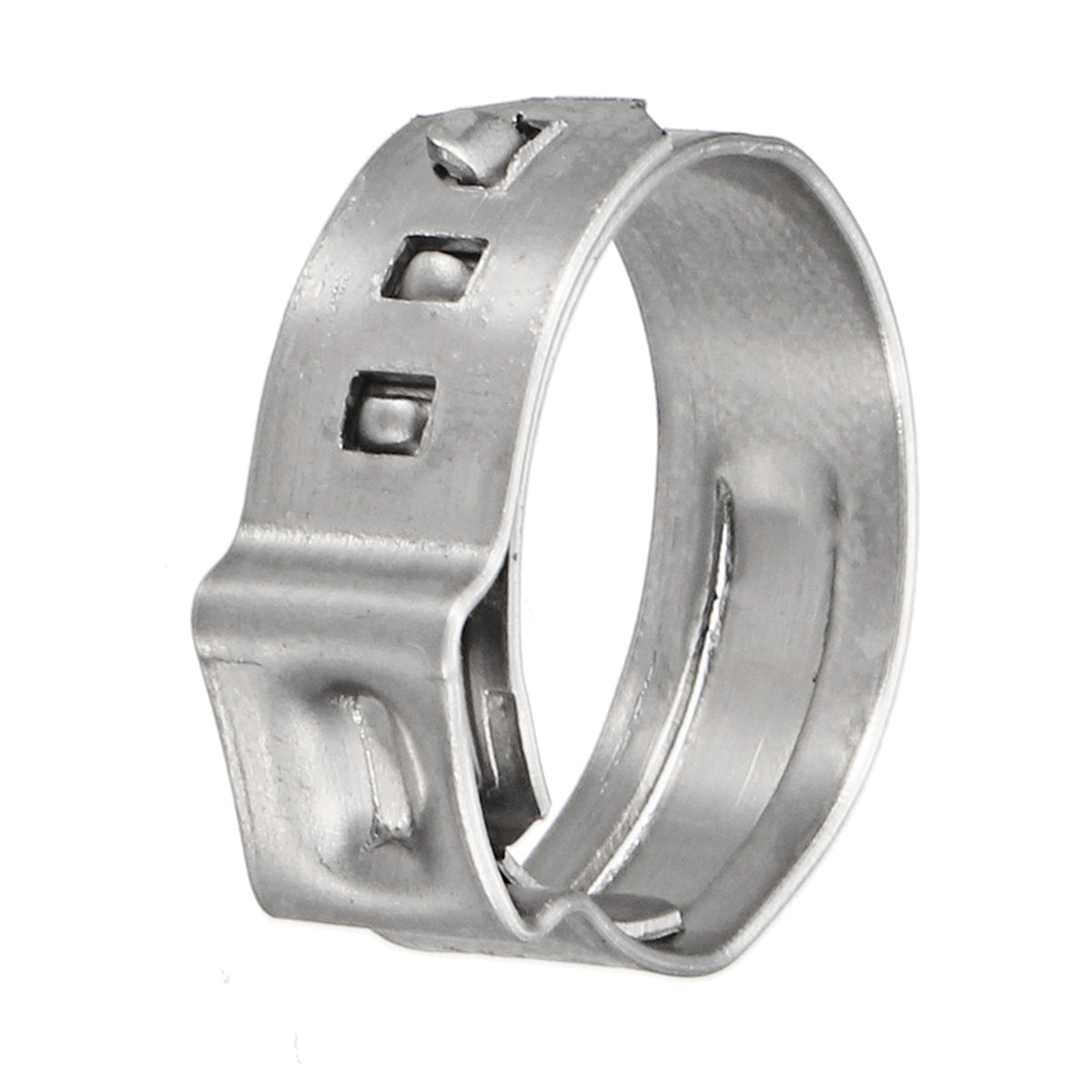 1/2inch Stainless Steel Ear PEX Clamp Cinch Rings Crimp Pinch Fitting Silver Tube - Auto GoShop