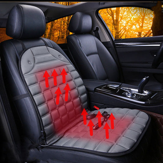 Car Electric Heated Seat Cushion Round Ball Heater Cover DC12V for Warmer Winter - Auto GoShop