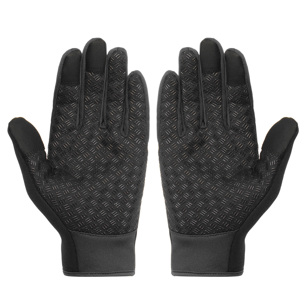 Dark Slate Gray Men Women Touch Screen Skiing Gloves Winter Bike Warm Windproof Waterproof Anti-slip Thermal