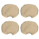 Tan Universal Auto Car Washable Seat Covers Protectors Full Front+Rear