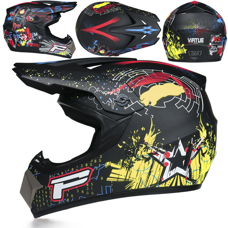Dark Slate Gray Junior Motocross Helmet