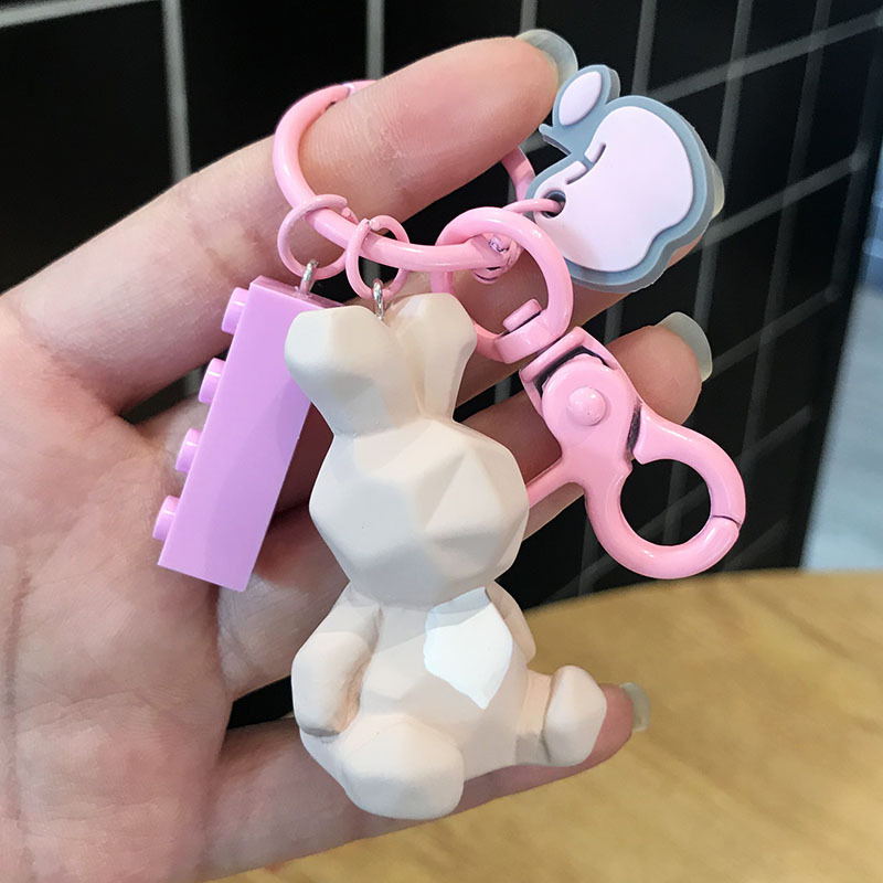 New Fashion Cute Dinosaur Keychain Key Ring - Auto GoShop