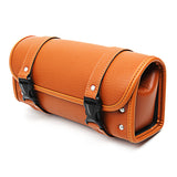 Motorcycle Saddle Bag Scooter Handlebar Bags Storage Tool Pouch Luggage Cruiser Tank Bag Brown - Auto GoShop
