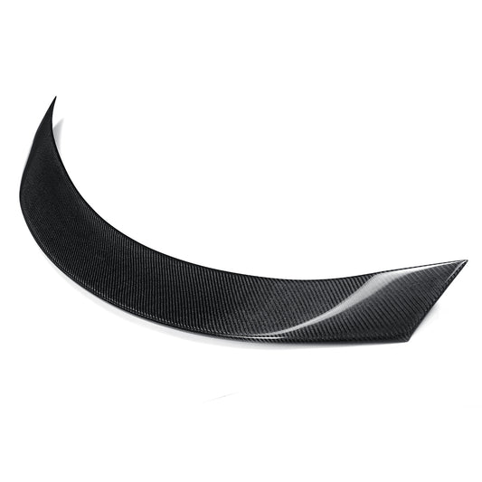 Car Real Carbon Fiber Trunk Spoiler Wing High Kick Duckbill For Infiniti Q60 Coupe 2017-19 - Auto GoShop