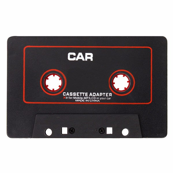 Dark Slate Gray Cassette Car Stereo Tape Adapter for iPod iPhone MP3 AUX CD Player 3.5mm Jack (Black)