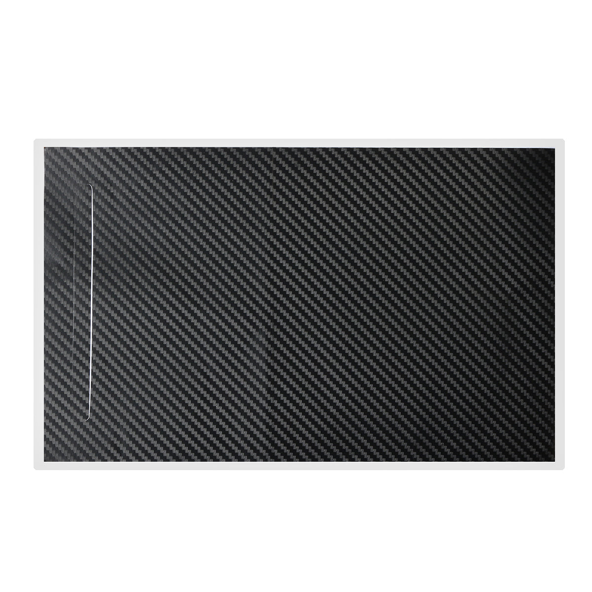 Dark Slate Gray 29x19.5cm Carbon Fiber PVC Car Sticker Decals Decoration for Tesla Model S and X