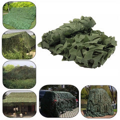 Dark Olive Green 1mX1m Camo Camouflage Net For Car Cover Camping Military Hunting Shooting Hide