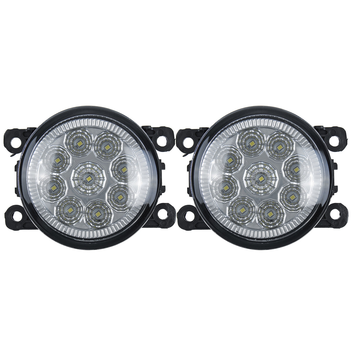 Slate Gray Pair Car Front LED Fog Lights Lamps with H11 Bulbs White For Land Rover Discovery 4 Range Rover Sport L322