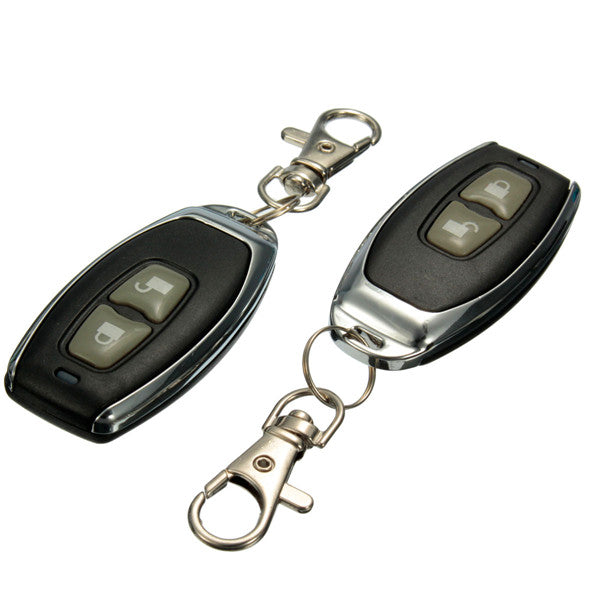 Dark Slate Gray Car 2 or 4 Doors Central Lock Locking Keyless Entry System Kit & Remote Keys Fob