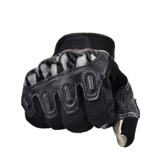 Dark Slate Gray Motorcycle Full Finger Gloves Touch Screen Carbon Fiber For Dirt Bike Racing Cycling MAD-03