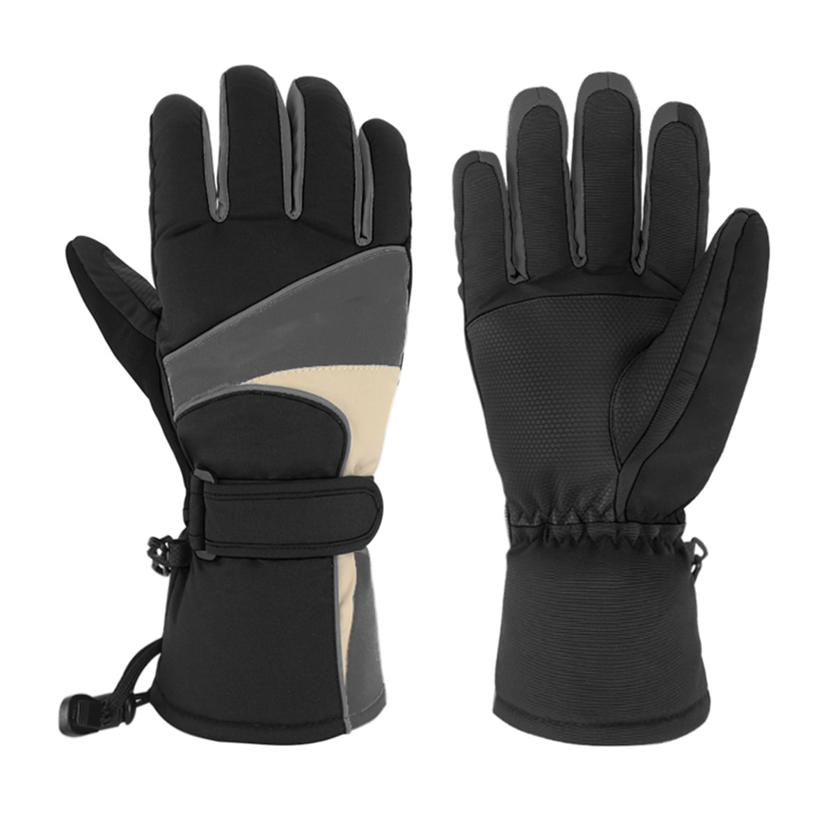 Dark Slate Gray Electric Heated Gloves Motorcycle Winter Waterproof Thermal Outdoor Skiing Warmer