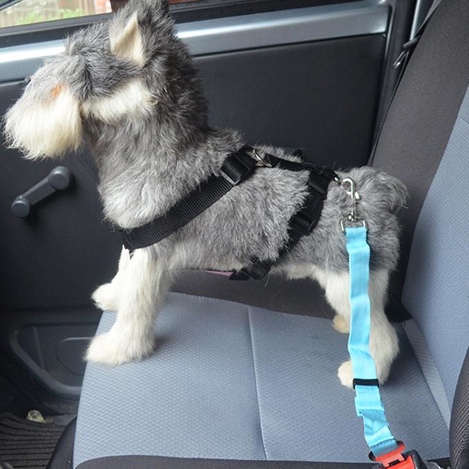 Pet Vehicle Safety Chest Strap Soft Oxford Mesh Dog Car Seat Belt Harness For Medium small Dogs - Auto GoShop