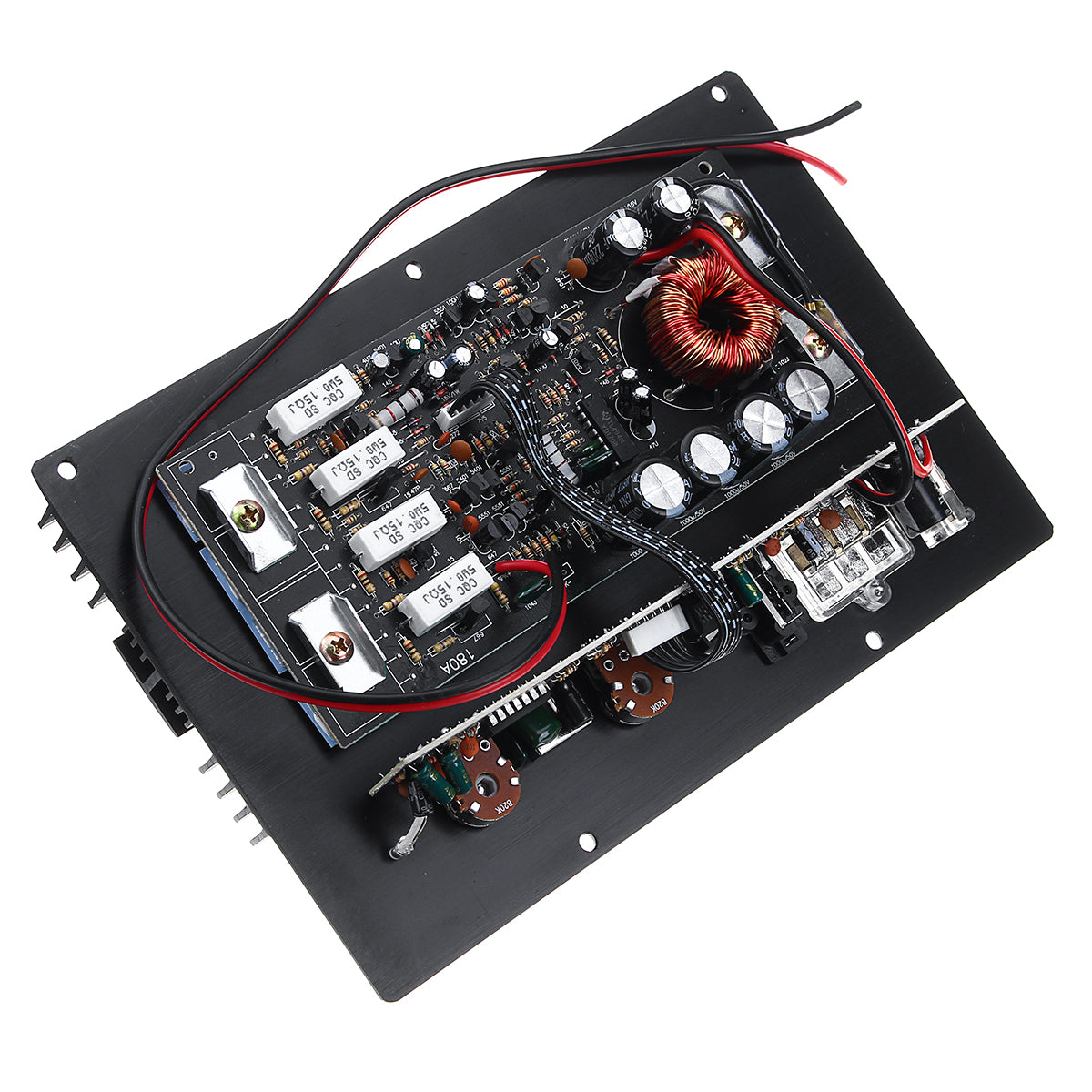 Dark Slate Gray PA-80D Amplifier 12V 1000W Car Audio High Power Mono Amplifier Amp Board Powerful Subwoofer Bass Amp